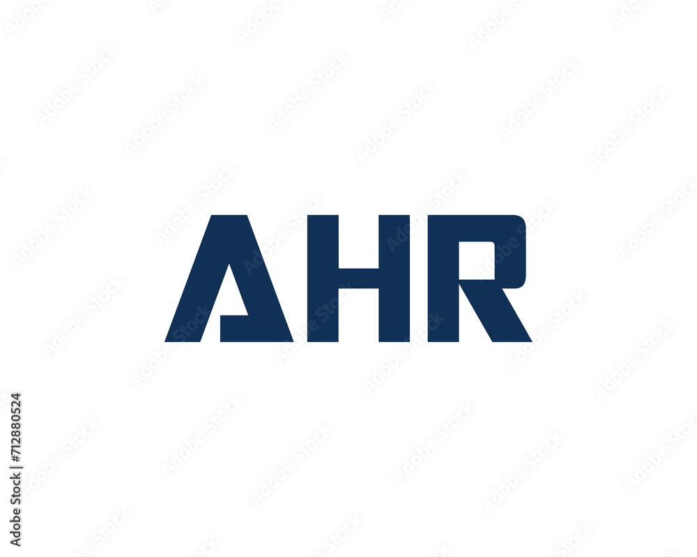AHR Logo design vector template AHR Logo design vector template