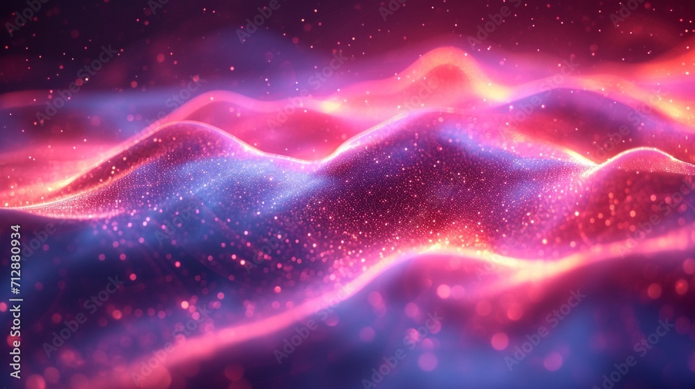Fluid neon wave in 3D, with an iridescent, holographic look. Set against a vibrant, abstract background. HD, photo-like appearance. Fluid neon wave in 3D, with an iridescent, holographic look. Set against a vibrant, abstract background. HD, photo-like appearance.