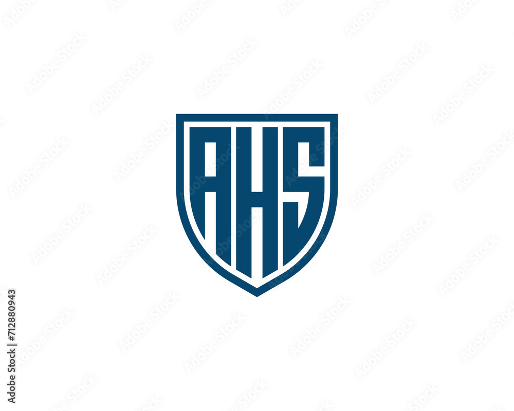 AHS Logo design vector template AHS Logo design vector template