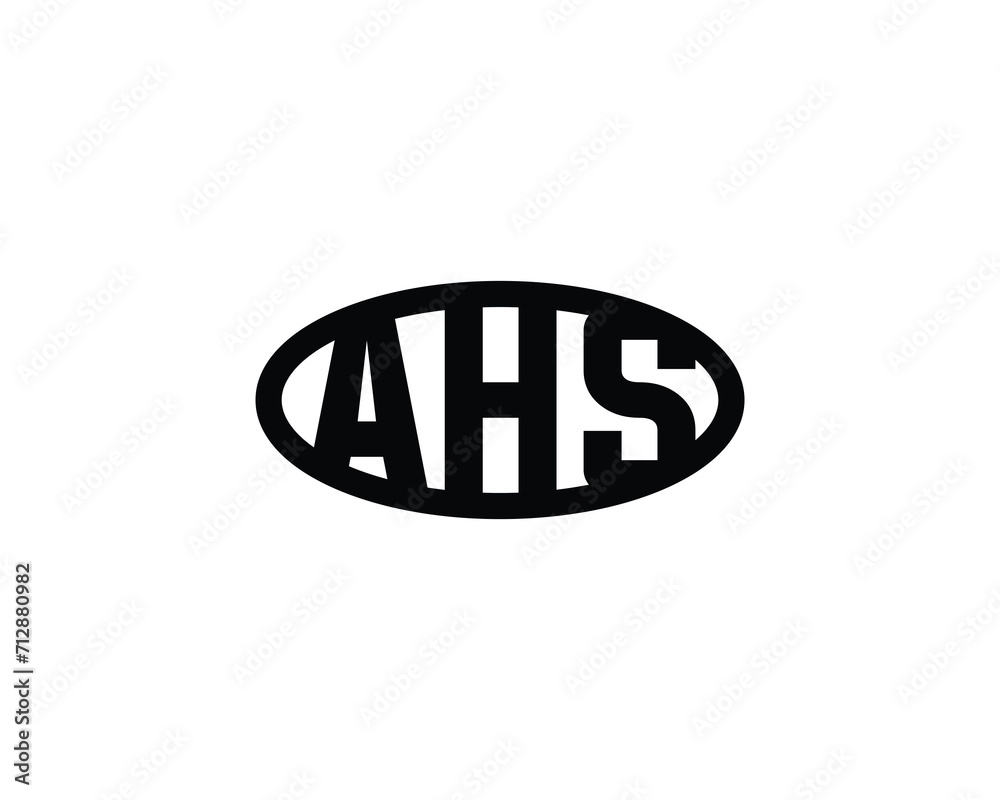 AHS Logo design vector template AHS Logo design vector template