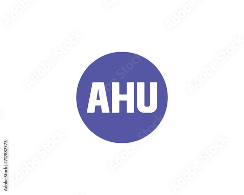 Free Download AHU Logo design vector template - GFXLoad