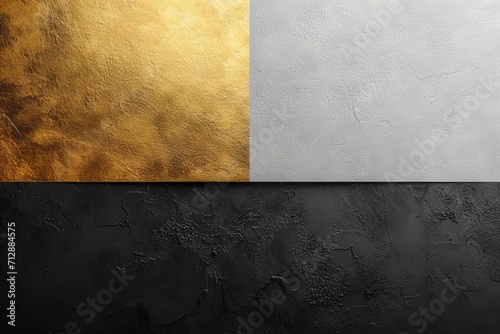 Wallpaper Mural Abstract luxury minimalist gradient wallpaper pattern texture in pantone white, black and gold. Torontodigital.ca