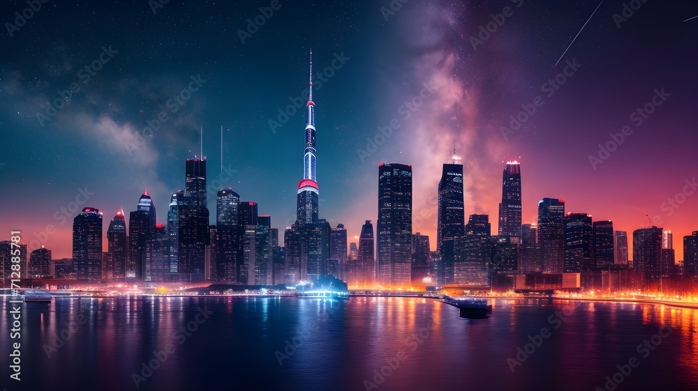 Obraz premium Stellar Perspectives: A Photographic Odyssey Through the Cosmos 