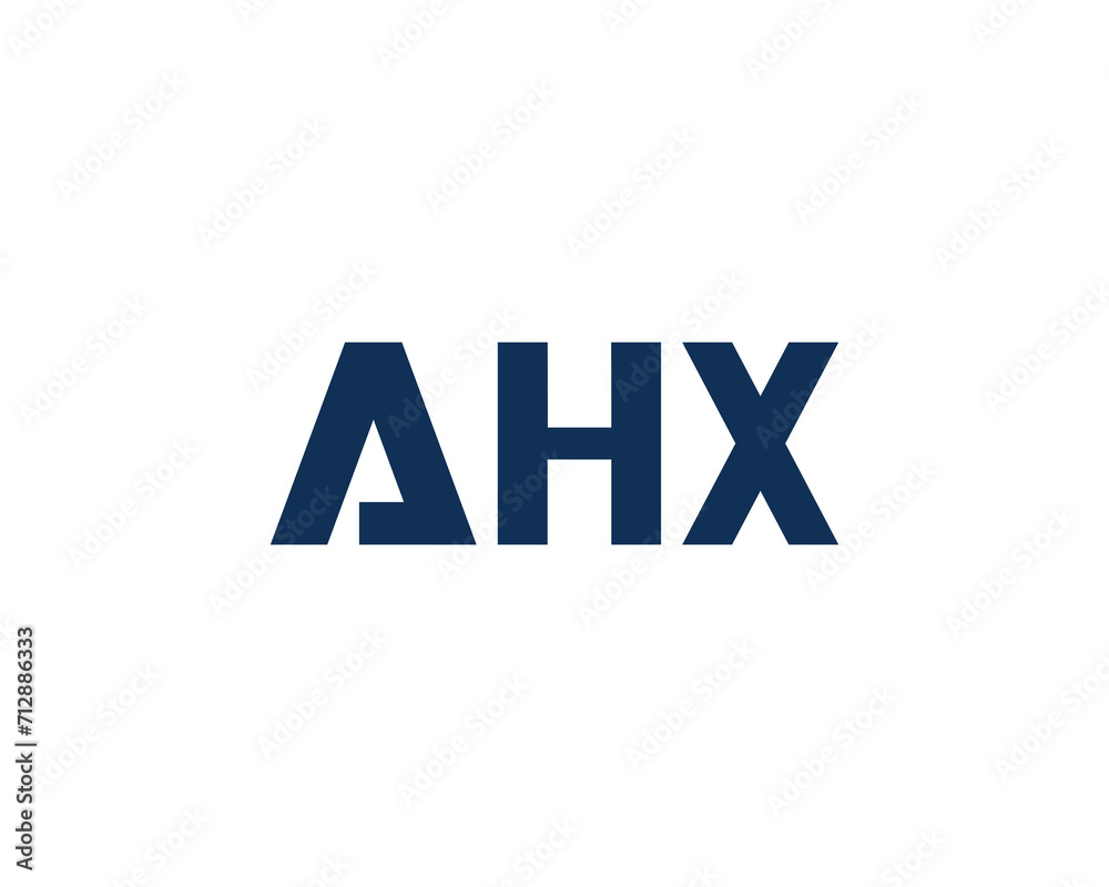 AHX logo design vector template AHX logo design vector template