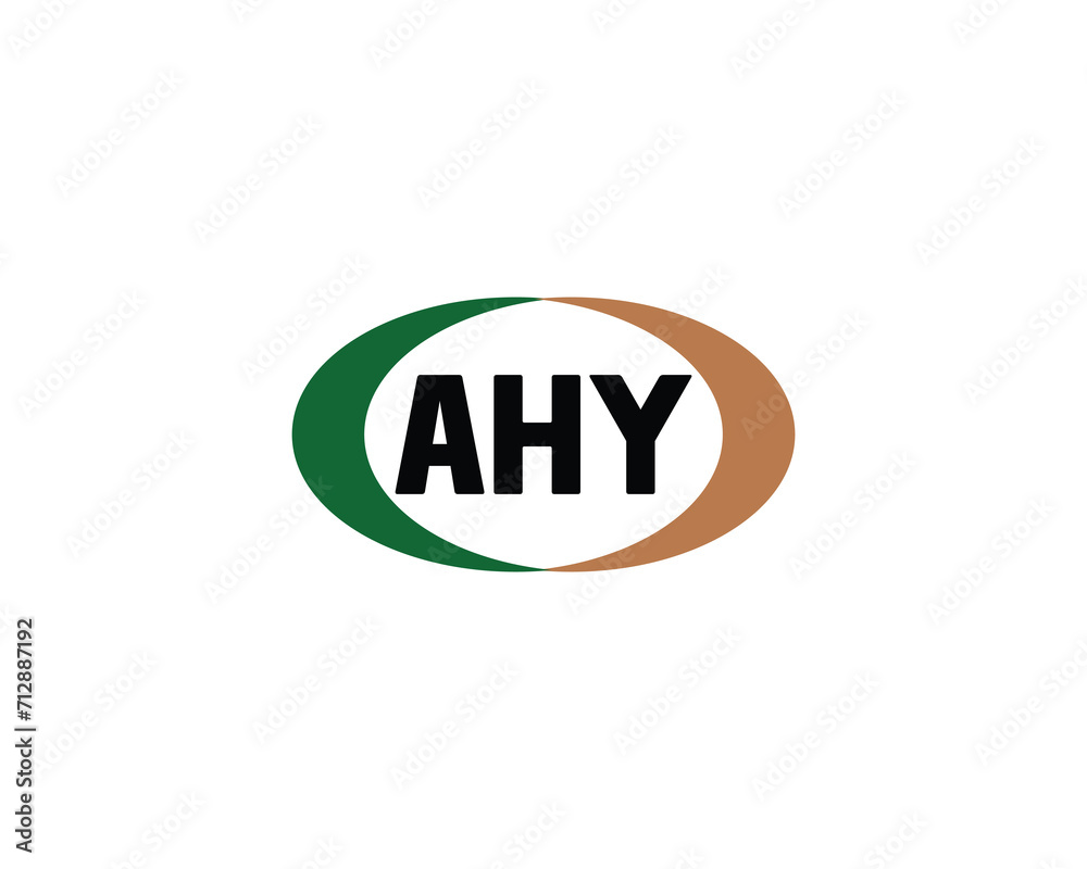 AHY logo design vector template AHY logo design vector template