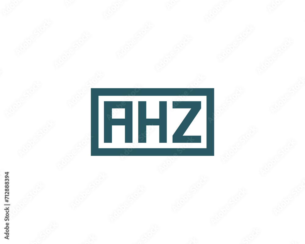 AHZ logo design vector template AHZ logo design vector template