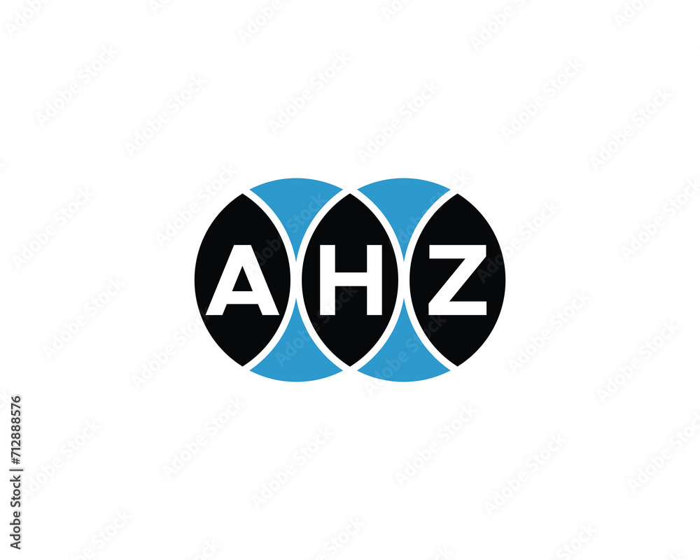 AHZ logo design vector template AHZ logo design vector template