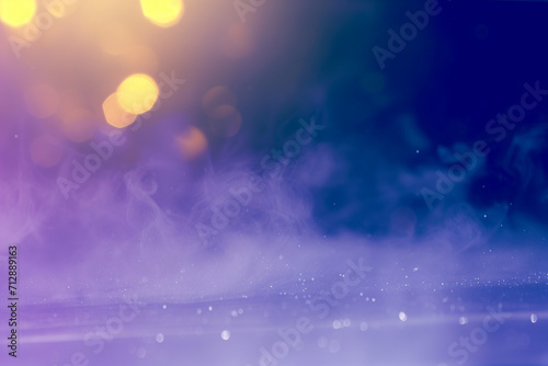 Purple Smokey Steam Rising, Bokeh Lighting Effect, Background