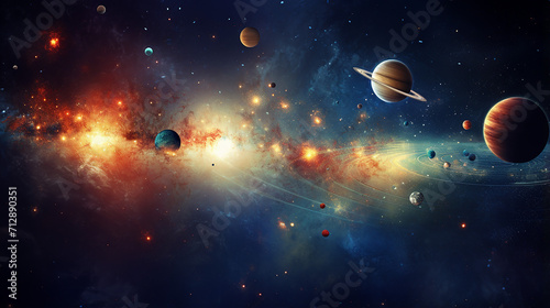 beautiful solar system elements of this image furnished by nasa © Aura