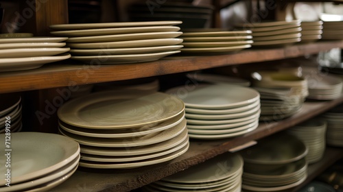 stacked of plates
