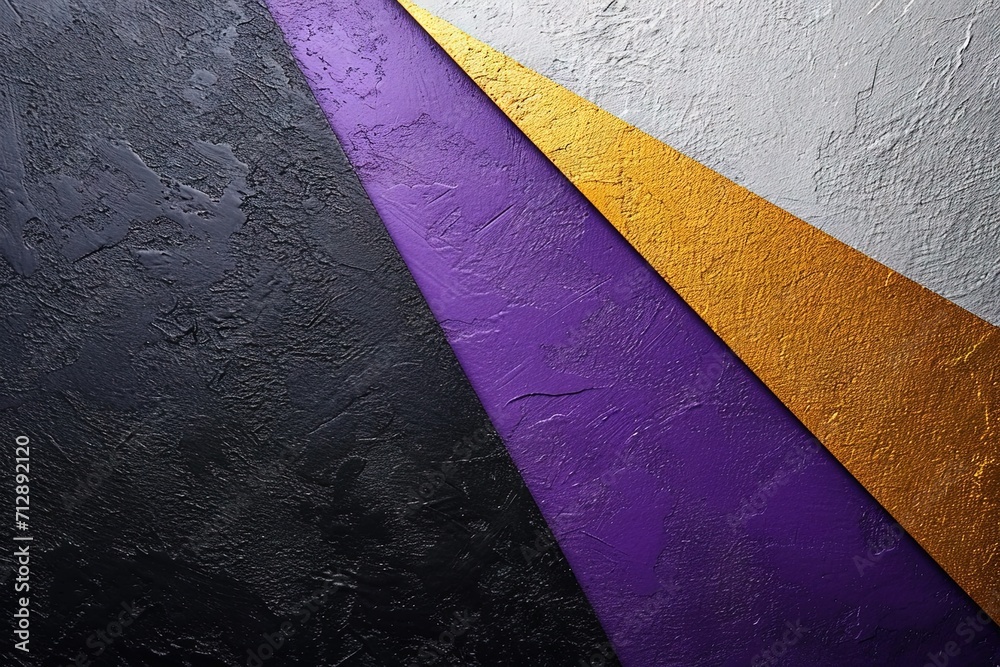Fototapeta premium Abstract luxury minimalist gradient wallpaper pattern texture in pantone gold and violet.