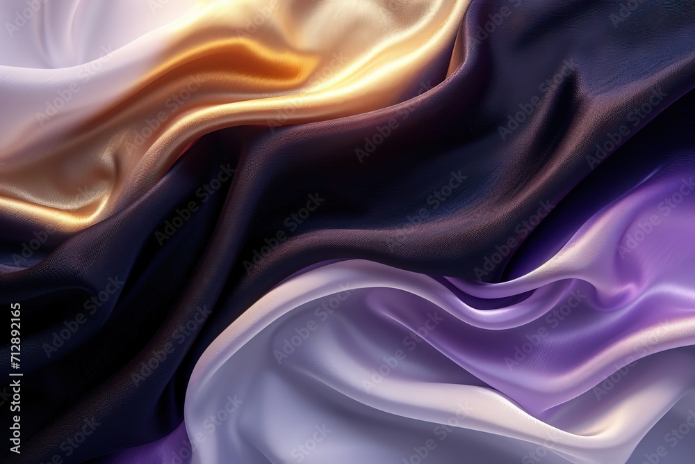 Fototapeta premium Abstract luxury minimalist gradient wallpaper pattern texture in pantone gold and violet.