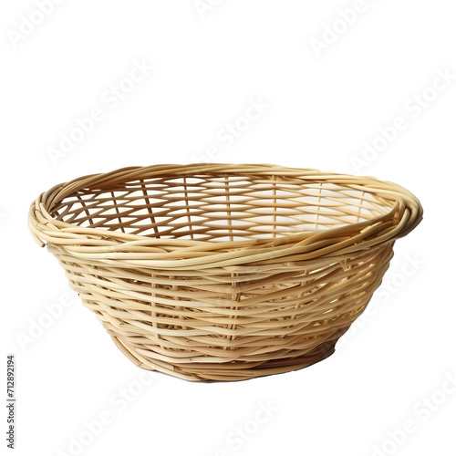 Empty rattan Basket