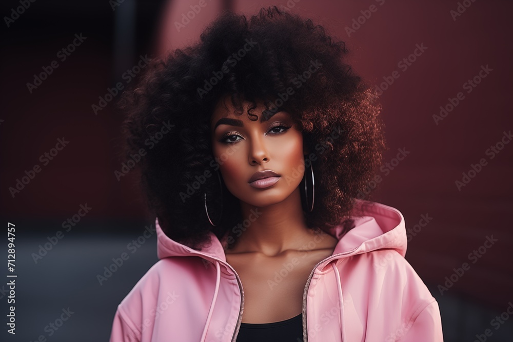 Illustration of a fashion portrait, AI Generated. Illustration of a fashion portrait, AI Generated.