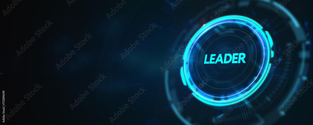 Successful team leader. Business leadership concepts. A successful team leader is a manager market leader. 3d illustration Successful team leader. Business leadership concepts. A successful team leader is a manager market leader. 3d illustration
