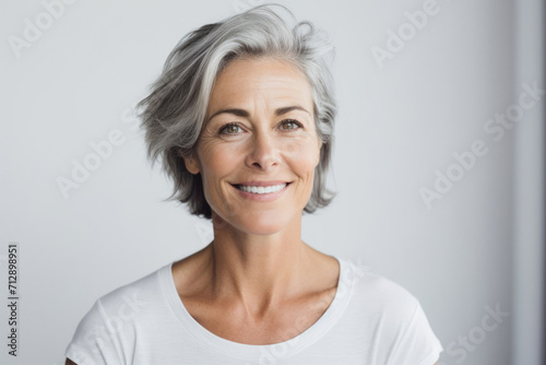 Woman adult person beauty lady portrait happy mature age female senior