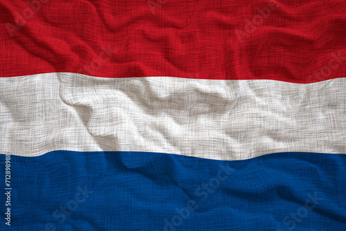 National flag of Netherlands. Background with flag of Netherlands.