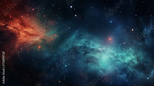 deep space background stars and galaxies