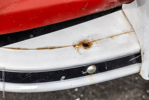              Car body deterioration and rust  dents