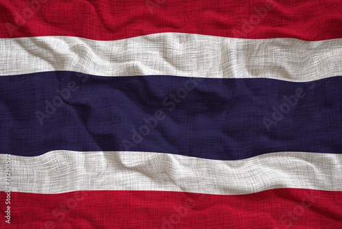 National flag of Thailand. Background  with flag  of  Thailand.