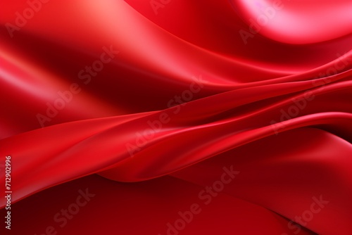 Red waves patter background