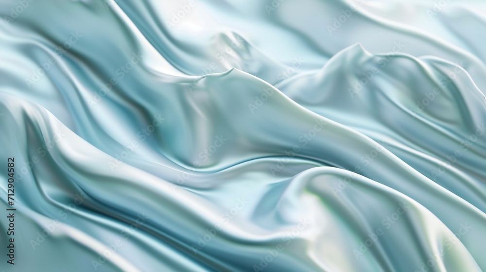 Close-up of a frozen silky leaf, capturing winter's soft and wavy touch. Close-up of a frozen silky leaf, capturing winter's soft and wavy touch.