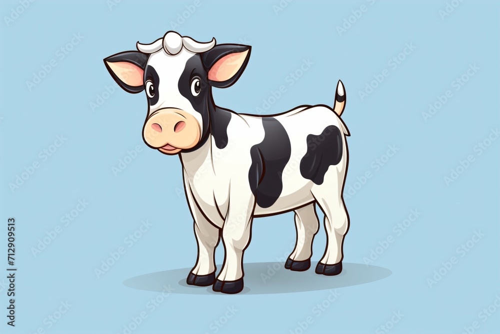 Cow cartoon character design Cow cartoon character design