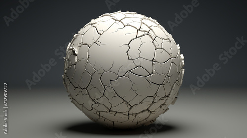 sphere deformed form displacement surface 3d rendered