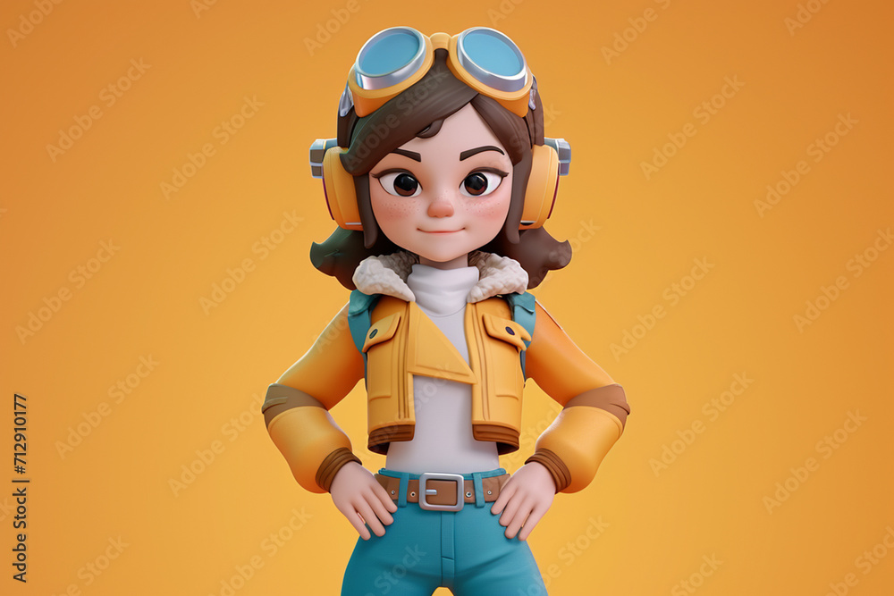 game character background 3d stylish wallpaper illustration game character background 3d stylish wallpaper illustration