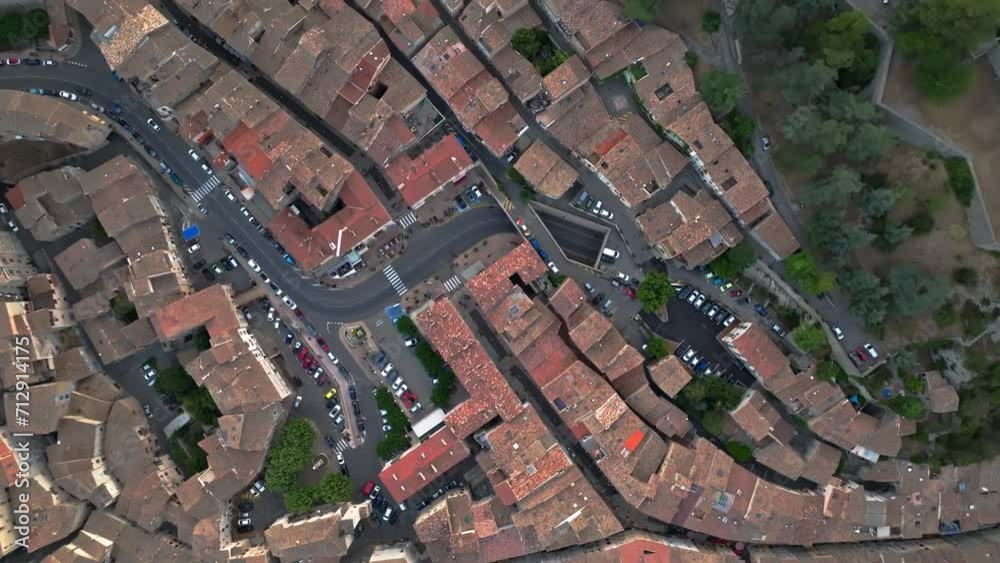 Above sisteron city in france looking downwards Above sisteron city in france looking downwards