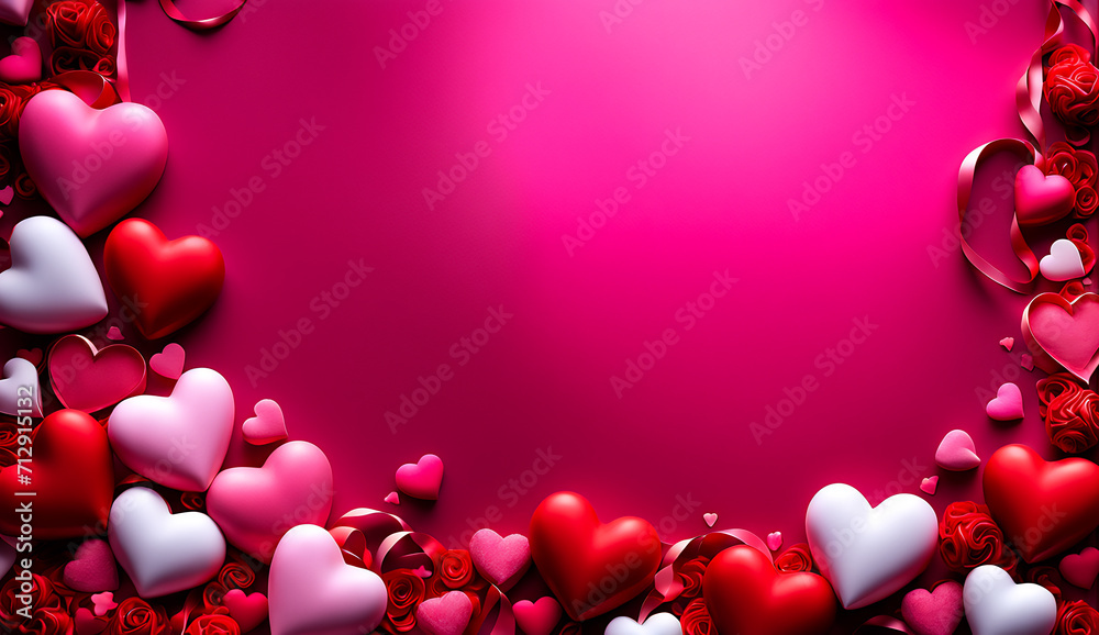 red heart beautiful background, red roses , copyspace red heart beautiful background, red roses , copyspace