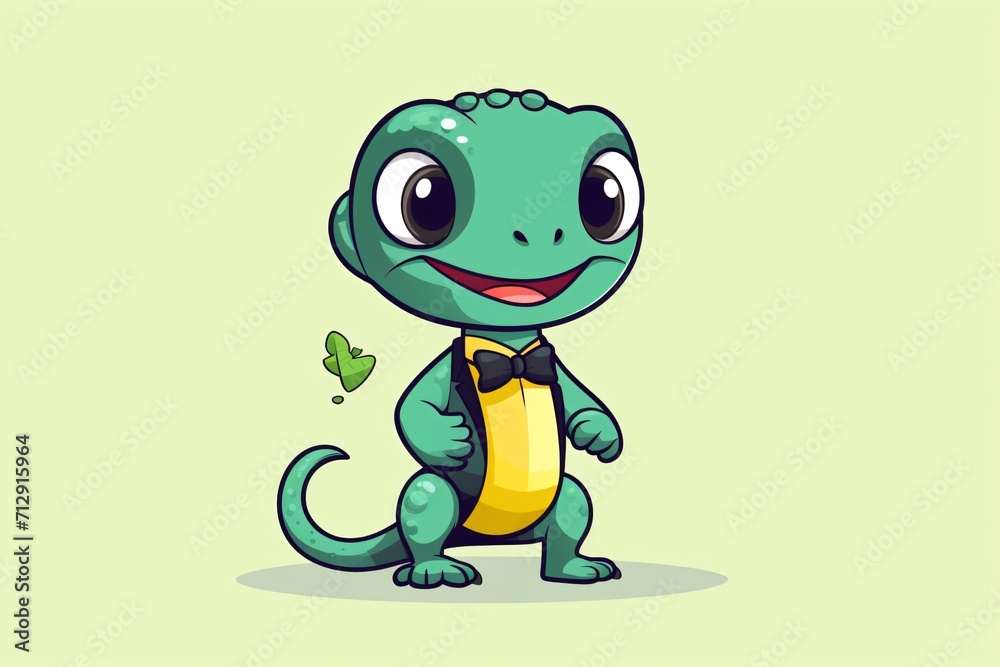 Lizard cartoon illustration Lizard cartoon illustration