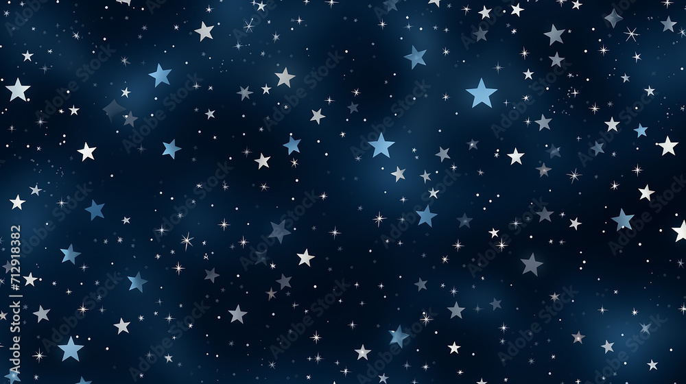 seamless pattern with stars. hand drawn stars texture
