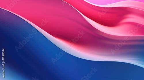 A pink and blue background with a wavy design in the middle