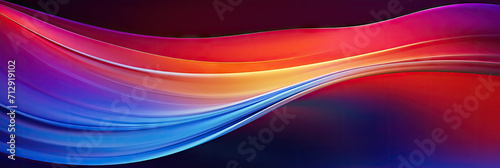 3d abstract colorful wave background, elegant blue and purple curves wave background, banner