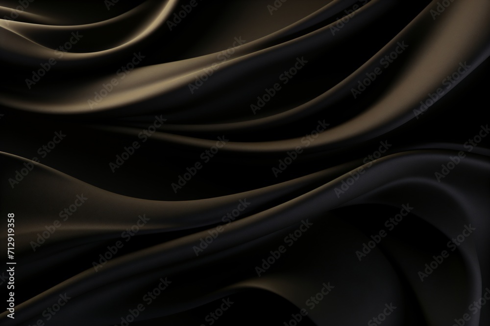 Obraz premium Black background with waves pattern
