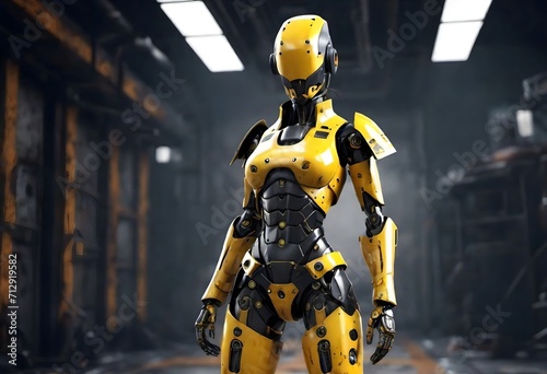 yellow robot