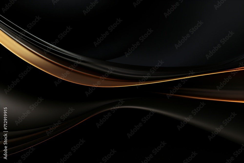 Black color wallpaper with silky flowing waves pattern Black color wallpaper with silky flowing waves pattern