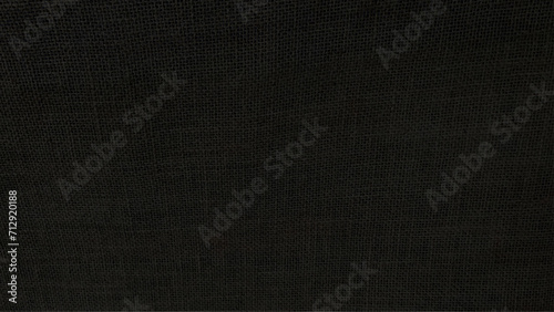 black jute canvas texture background photo