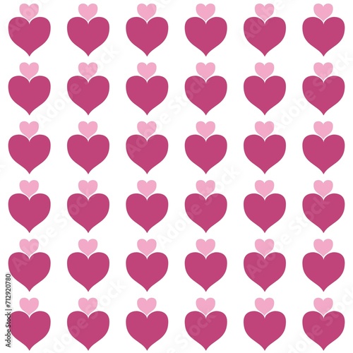 colorful seamless pattern with hearts