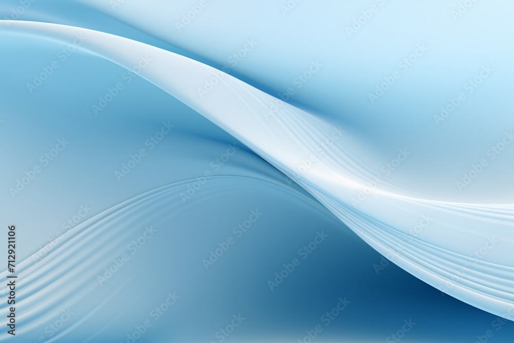 Naklejka premium Abstract blue color wallpaper design with swirl and waves pattern