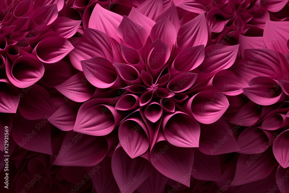 Pink or Magenta 3d texture background or wallpaper design with floral pattern Pink or Magenta 3d texture background or wallpaper design with floral pattern