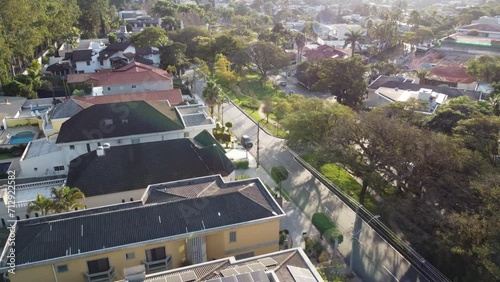 Flying Over Luxury Residencial Houses photo