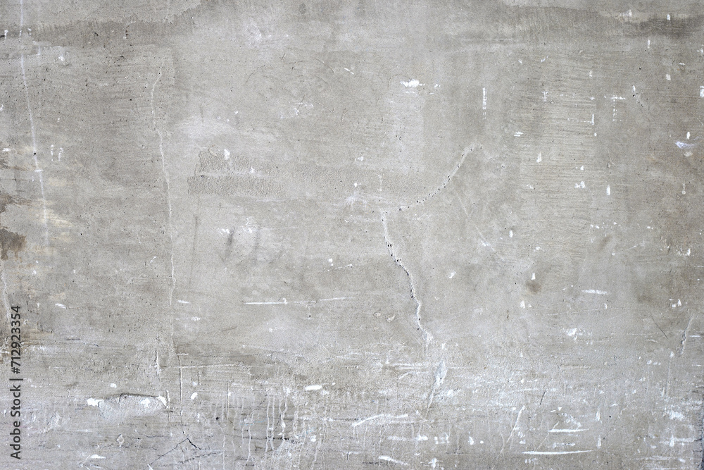 Fototapeta premium Gray cement wall or concrete surface texture for background.