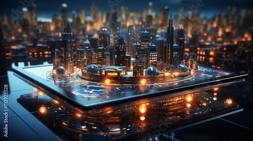 Future Metropolis: Skyscrapers and IoT Transform Urban Living