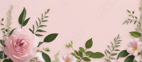 pink rose background © azait24