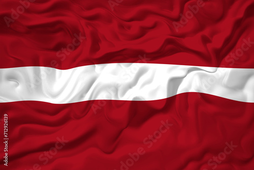 National Flag of Latvia. Background with flag of Latvia.