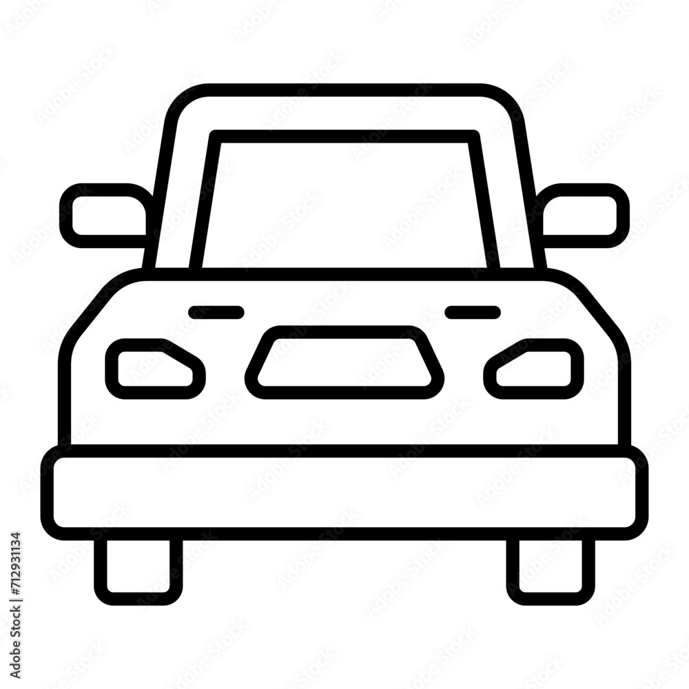   Car line icon