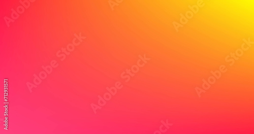 Vibrant gradient background transitions from yellow to red, with copy space photo