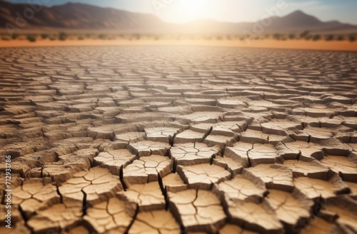 an impact of climate change and Drought. photo